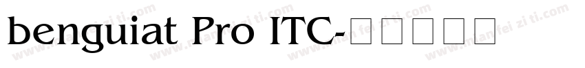benguiat Pro ITC字体转换